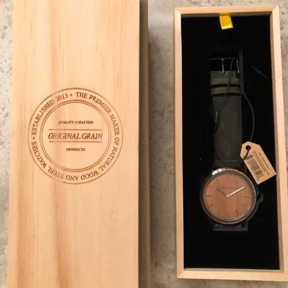 Original Grain KOA Stonewashed wristwatch